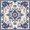White Navy Pink, variant on Erosebridal Vintage Mandala Twin Quilt Set, Traditional Flower Twin Coverlet Set, Boho Multicolor 2 Pieces, 1 Bedspread and 1 Pillowcase