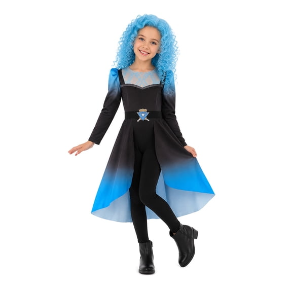 Blue Princess Dress Rise of Red Halloween Cosplay Costume, Dress and Pant Set, Halloween Cosplay Outfit for Anime Birthday Party