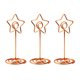 thumbnail image 3 of 10 clips de notas con forma de estrella, creativos, para notas, fotos, soporte de escritorio (oro rosa), 3 of 5