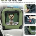 thumbnail image 2 of Large Cat Carrier for 2 Cats Small Medium Dogs, Soft Pet Carrier 24x17x17 for Traveling with Warm Blanket Foldable Bowl and Washable Pad, 2 of 6