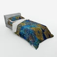 thumbnail image 3 of Ambesonne Moroccan Bedding Set 4 Pcs, Persian Motif Bohemian, Queen, Pale Coffee Blue, 3 of 3
