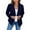 Blue, variant on UYISJ Women Lightweight Long Sleeve Blazer Casual Open Front Business Blazer Notched Collar Slim Work Office Coats Light Blue XXL