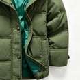 thumbnail image 5 of OGLCCG Boys Winter Coat Zip up Warm Puffer Jacket Windproof Thicken Outerwear with Detachable Hood,Size 5, 5 of 6