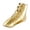 Gold, variant on Women Ankle Boots Round Toe Square Heel Lace Up Short Boots Shiny Pu Material Soft Sole Dance Shoes For Yoga & Training ,Us Size:8.5