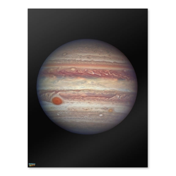 Planet Jupiter Solar System Home Business Office Sign - Poster - 18" x 24" (46cm x 61cm)