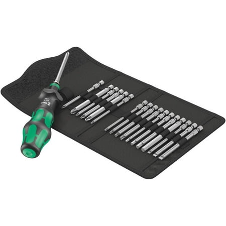 Wera 5057482001 Kraft Form Kompakt Turbo 1, 18 Pieces, Quadruples the screw...