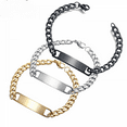thumbnail image 3 of Bangle Bracelet Geometry Valentine Gift Jewelry Curved Brand Simple Jewelry Gift for Party Stainless Steel, 3 of 3