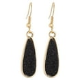 thumbnail image 4 of Pendientes para mujer, regalos de moda para mujer, pendientes de gota de cristal de ópalo con lágrimas de cuarzo ovaladas para mujer, 12 pares de pendientes de moda., 4 of 5