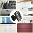 thumbnail image 5 of 4 Pcs Cabinet Handle Drawer Pulls Christmas Snowman Knobs with Screws Square Furniture Office Cabinet Knob Decoration, 5 of 7