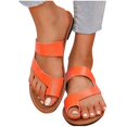thumbnail image 4 of Flat Sandals for Women Walking Summer Vacation Flip Flops Comfortable Arch Support Sandals, 4 of 8