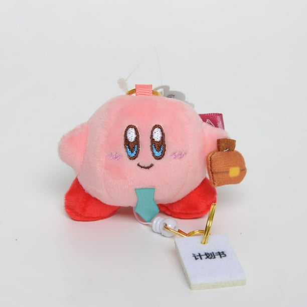 Linx 2" Office Worker Kirby Plush Toys Headphone Pendant Doll for Kids
