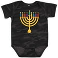 thumbnail image 3 of Inktastic Hanukkah Menorah Candles Boys or Girls Baby Bodysuit, 3 of 5