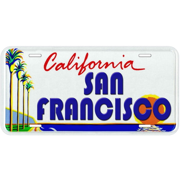San Francisco CA TAG08 Novelty Car Auto License Plate
