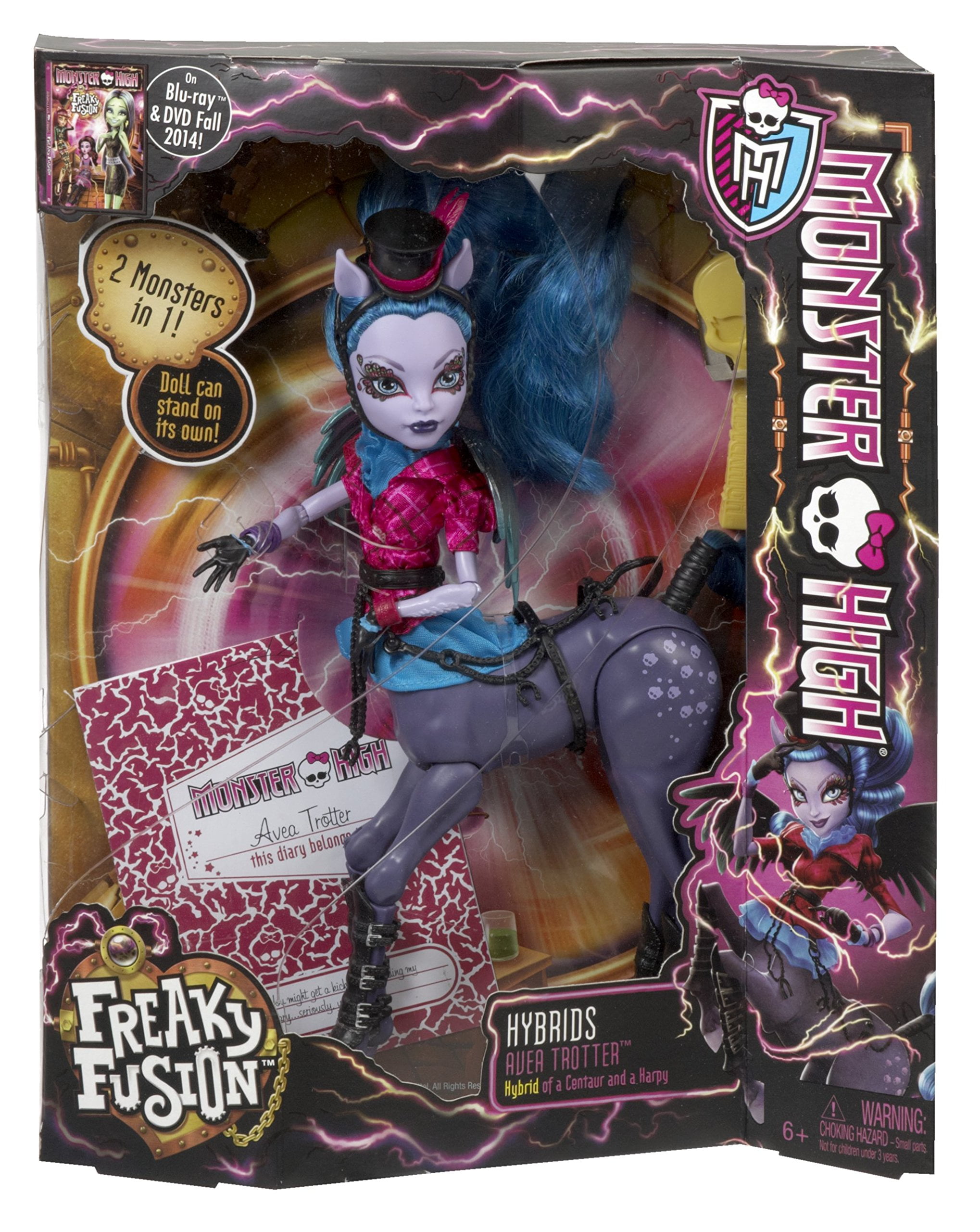 Monster High Freaky Fusion Avea Trotter Doll.