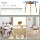 thumbnail image 3 of La era de hielo-theme Fitted Round Tablecloths Elastic Edged Table Covers Waterproof Table Cloth for Kitchen Holiday Party Tables Decor 150cm, 3 of 6