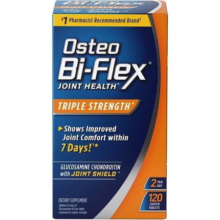 Osteo Bi-Flex Triple Strength(5)  Glucosamine Chondroitin with Vitamin C Joint Health Supplement  Coated Tablets  40 Count