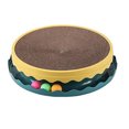 thumbnail image 3 of Cat Scratcher Toy Cat Scratching Board Toy Cat Scratch Pad Toy Cat Scratcher Cardboard Toy Cat Scratching Lounge Bed Cat Scratcher Toy PET Resin Double Layer Wearproof Large Space, 3 of 6