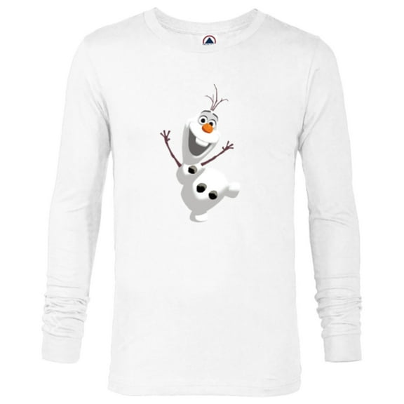 Disney Frozen Olaf Warm Hug Boys' T-Shirt - Long Sleeve T-Shirt for Men - Customized-White