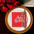 thumbnail image 2 of Outoloxit Christmas Paper Napkins Disposable Festive Decorative for Christmas Table and Birthday Party Supplies 1 Pack 20 Sheets, 2 of 7