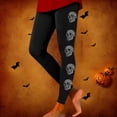 thumbnail image 1 of WILLBEST Leggings Ajustados Con Estampado Brillante de Halloween Para Mujer, de Cintura Alta, Para Yoga, Fitness, Levantamiento de Pesas, Tela Suave y Elástica Cómoda. Extra Grande, 1 of 3