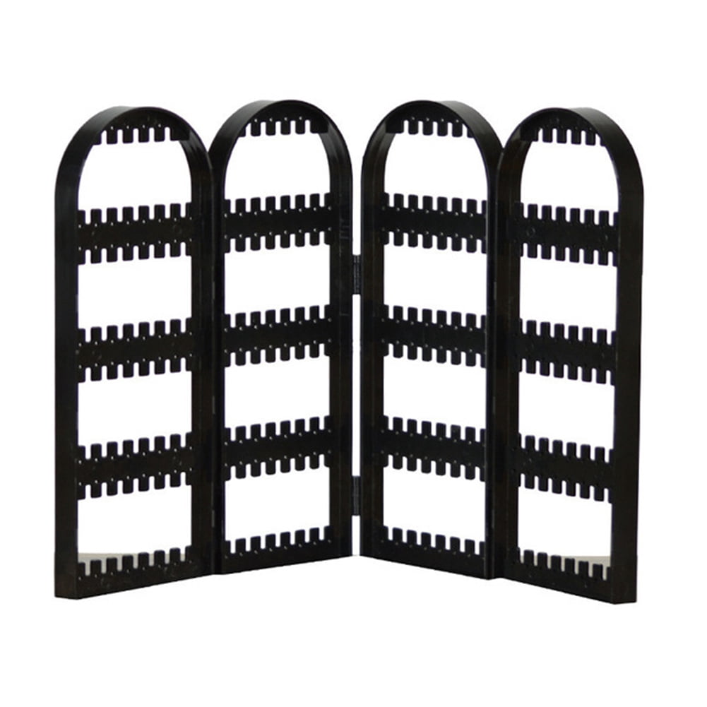 Earring Holder Organizer, 5 Tiers Stud Earring Organizer, 2/3/4 Doors Foldable Necklace Organizer Jewelry Holder, Earring Display Stands for Selling