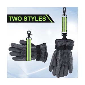 3 Pieces Firefighter Glove Strap Safety Glove Holder Glove Clips for Firefighter Police Work Glove Belt Clip