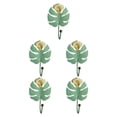 thumbnail image 2 of Bewildely Colgando Gancho de Pared Ropa Clave Sombrero Perchero Hogar Organizador Decorativo D verde 5Conjunto, 2 of 6