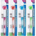 thumbnail image 4 of Tongue Scraper, 4 Pack Tongue Cleaner Brushes for Reduce Bad Breath and Maintain Mouth Health 4 Colors (Blue, Green, Red, Orange), 4 of 4
