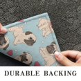 thumbnail image 6 of Pug and Love Heart Door Rugs,Washable Non Slip Door Mats Indoor,Decorative Door Mats,Entry Mat Indoor for Entrance,Bedroom,Kitchen,Bathroom,16"x24", 6 of 6