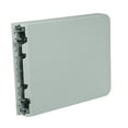 thumbnail image 3 of 6 foot Resin Multi Purpose Center Light Gray Fold Table with Wheels, 3 of 4