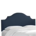 thumbnail image 1 of Skyline Furniture 831NB-PWLNNNV Full Nail Button Notched Headboard, Linen Navy, 1 of 1
