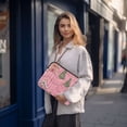 thumbnail image 6 of FORMRS 13"-13.3" Laptop Sleeve Protective Case Soft Carrying Quilted Computer Bag Cover, Pink Gingerbread House, 6 of 7