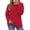 Red, variant on Fantaslook Pullover Sweatshirts for Women Crewneck Long Sleeve Shirts Casual Tunic Tops Fall Clothes