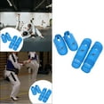 thumbnail image 6 of Strike Shin Guards Leg Kick Padded Shin Kick Pads Ankle for Foot & Karate Kicking Sparring Adults - Blue,, 6 of 8