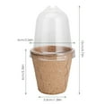 thumbnail image 2 of Seed Starter Pots Seedling Planter With Humidity Dome Transparent Cover Vegetables Pulp Seedlings Planting Pots, 2 of 5