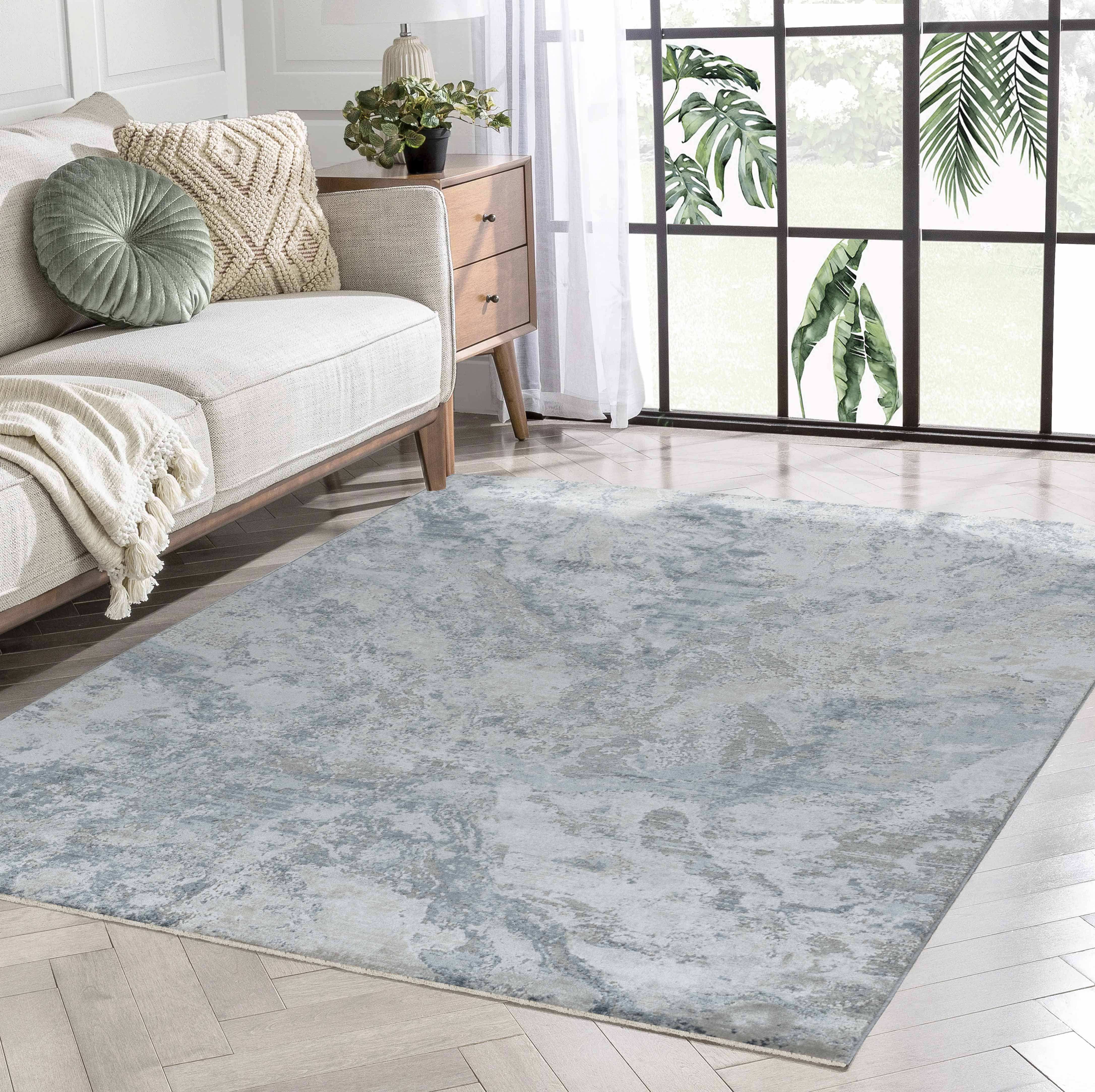 Rug Branch Melo Collection Modern Abstract Scandinavian Indoor Area