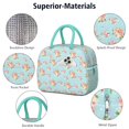 thumbnail image 4 of Womens Pioneer Flower Floral Print Pattern Lunch Box for Work,Insulated Lunch Bag for Women,Loncheras Para Mujer,Leakproof Adult Lunch Bag for Work,Beach,Travel,Picnic,Camping, 4 of 7
