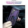 thumbnail image 5 of for A14 5G Case Samsung A14 Phone Case,Galaxy A14 Case [ Military Grade ] Protective Case with Magnetic Car Mount Ring Holder Stand Cover for Samsung Galaxy A14 5G - Purple, 5 of 12