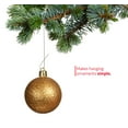 thumbnail image 5 of RNDs Ornament Hooks Christmas Tree Decorating Hangers- Metal Wire Ornament Hooks For Christmas Tree Decoration Hanging 300 Pack (Silver), 5 of 5