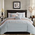 thumbnail image 1 of Madison Park Serene Embroidered 6 Piece Duvet Cover Set Blush King/Cal King, 1 of 4