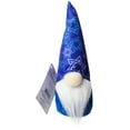 thumbnail image 3 of Hanukkah Star of David Gnome Decoration, Blue, 7 inch, by Way to Celebrate, 3 of 7
