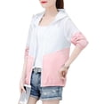 thumbnail image 2 of ZenCart Women's Sun Protection Jacket Full Zip Thin Hoodie Jacket Athletic Workout Anti UV Windbreaker Quick Dry Hiking Coat for Outdoor Camping, 2 of 8