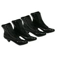 thumbnail image 1 of 2 pares de botas de plástico de tacón alto de 1/12 tiempo de tiempo de tiempo de para casa de , dormitorio, de mujer Accs Negro, 1 of 8