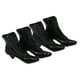 thumbnail image 1 of 2 pares de botas de plástico de 1/12 para muñecas Hugo Negro, 1 of 9