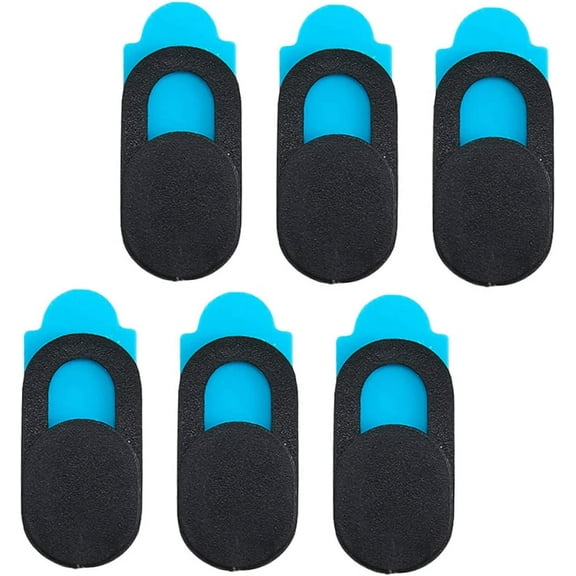Sliders 6pcs Webcam Plastic Anti-peep Computer Black Notebook for Laptop Smartphone Web Desktop Camera Cover Camera Slider