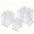 thumbnail image 3 of ToyKingdee Christmas Lighted Gift Boxes, Holiday Decor Soft White Mini String Lights, Light Up Present Boxes with Bows and Snowflake Design for Christmas Decorations, 3 of 7