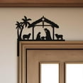 thumbnail image 5 of Nativity Scene Over Door Sign – Wooden Christmas Decor, Laser Cut Holy Family Silhouette, Indoor Holiday Decoration, 5mm Plywood Wall Accent, 5 of 5