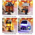 thumbnail image 6 of Christmas Village Glowing House Ornament Tabletop Lighting House Resin Crafts Decoration for Home Holiday Xmas Party Kids Gift Living Room Office Bedroom, 6 of 9