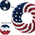 thumbnail image 3 of Nkmbld Patriotic Wreath for Front Door, Independence Day Decoration Wreath Red White Blue Garland for Memorial Day Veterans Day Front Door Decoration, 3 of 8