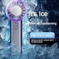 thumbnail image 3 of Ventilador de Mano con Compresor de Hielo, Recargable por USB, Refrigeración Semiconductora, Portátil, Pequeño, Turbo, Aire Acondicionado., 3 of 5